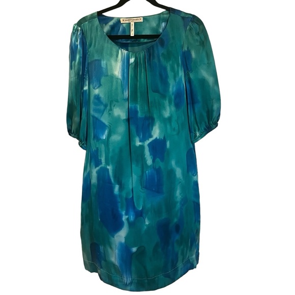 Rebecca Moses 100% Silk Dress Size M - Picture 1 of 8
